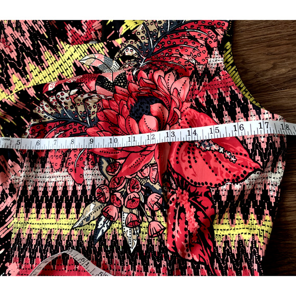 French Connection Dress Womens Size 10 Sleeveless Colorful Artsy Sheath Dress - Picture 10 of 12